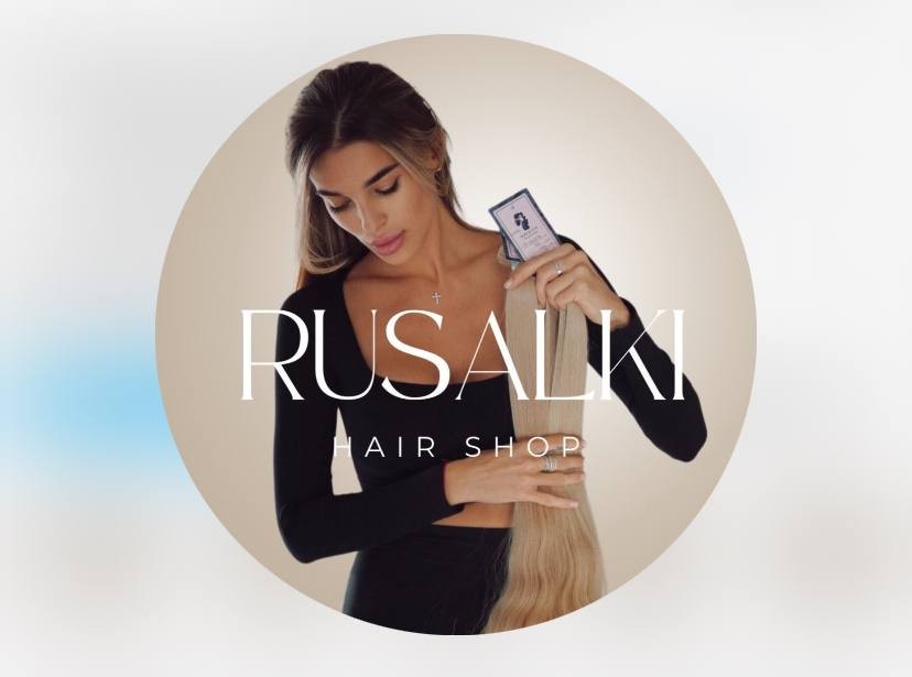 Rusalki Hair Shop brand image supplied with the case